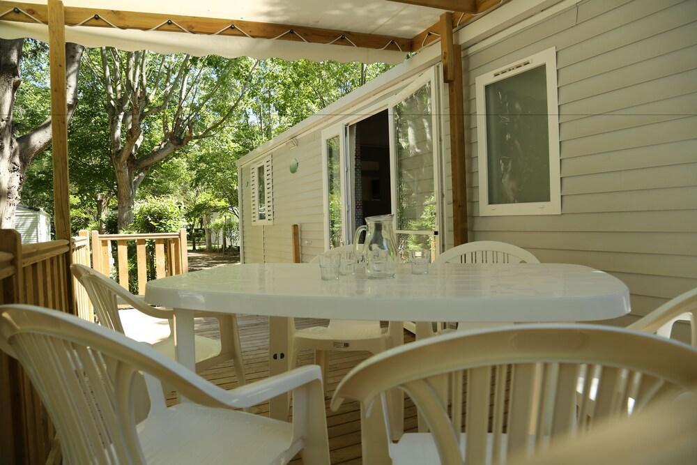 Camping Le Rebau Montblanc Exterior foto