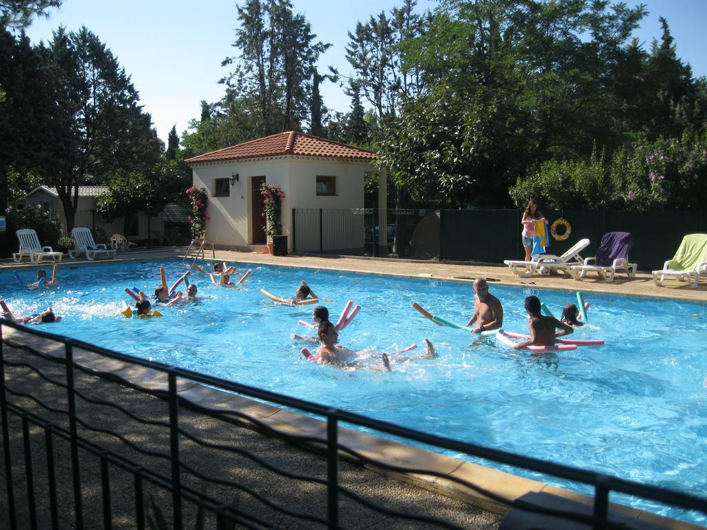 Camping Le Rebau Montblanc Exterior foto